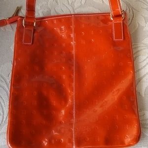 Orange Arcadia cross shoulder handbag